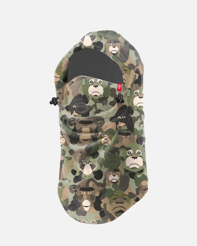 Airhole Airhood Junior Milk Fleece - Monkey Camo