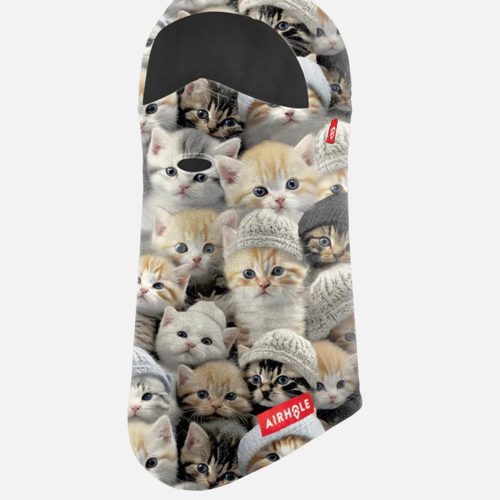 Airhole Balaclava Junior Milk Fleece - Kitties