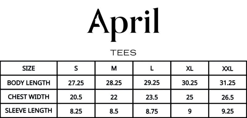 APRILSHIRTSIZECHART