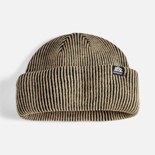 Autumn Shorty Cord Double Roll Beanie