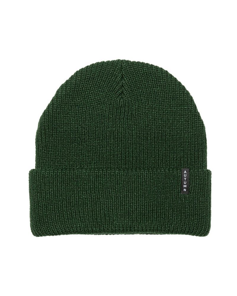 Autumn Simple Select Beanie Dark Green