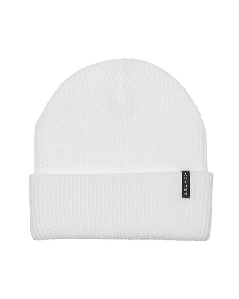 Autumn Simple Select Beanie White