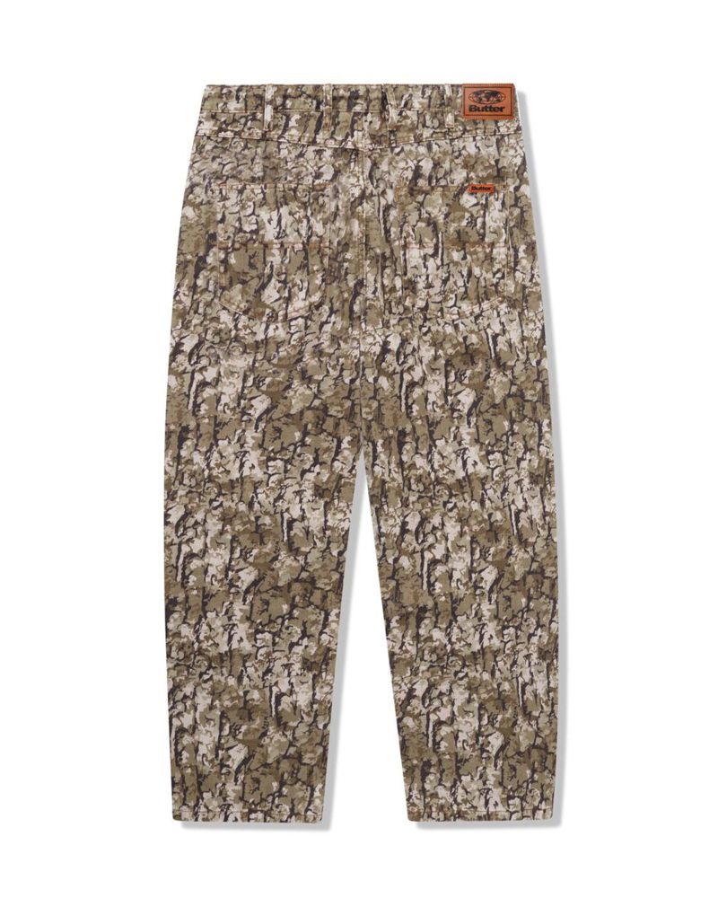 BUTTER GOODS BARK CAMO PANTS BACK