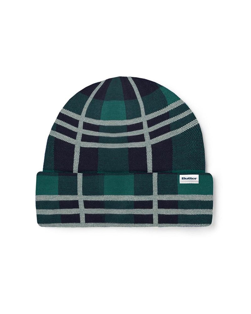 BUTTER PLAID BEANIE