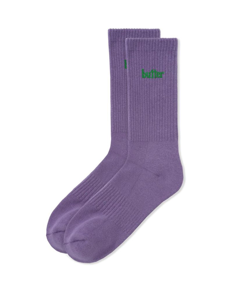 Butter Goods Basic Socks - Grape