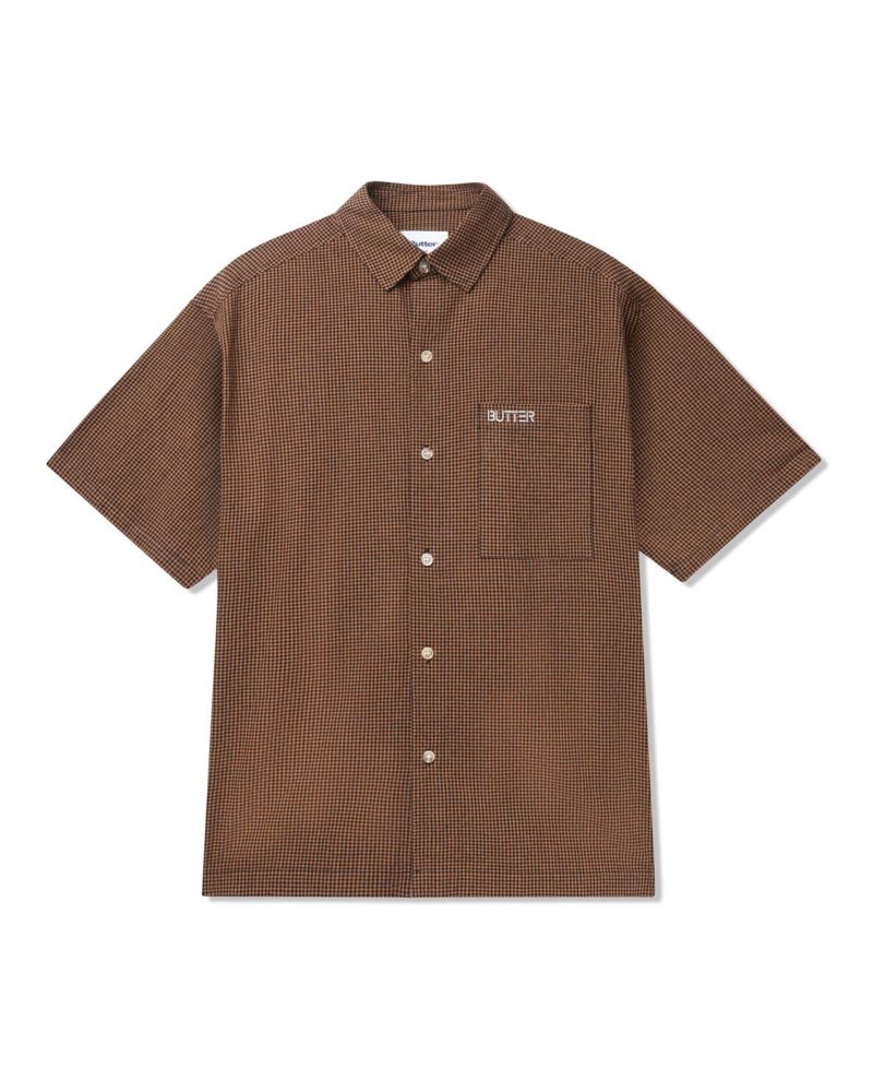 Butter Goods Equipt Short Sleeve Shirt - Brown