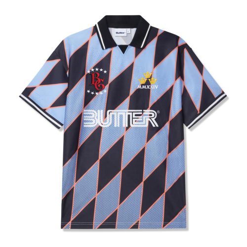 Butter Goods Football Jersey - Blue/Black