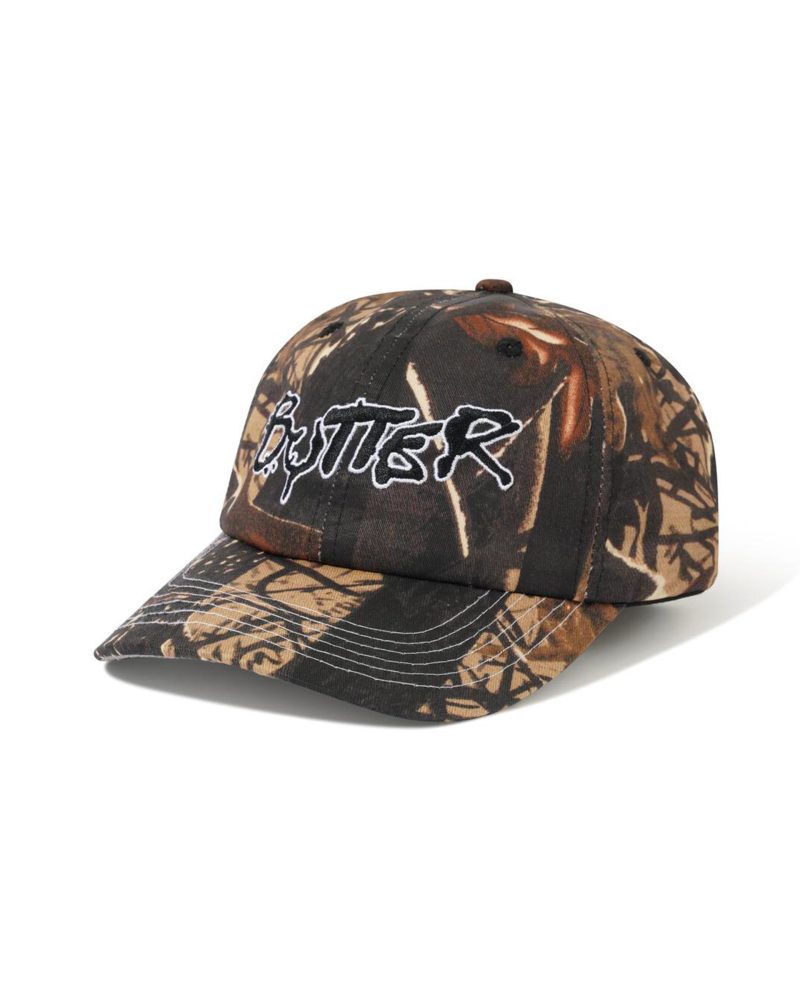 Butter Goods Radio 6 Panel Cap - Forest Camo