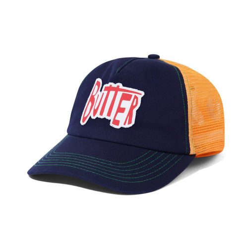 Butter Goods Sketch Trucker Cap - Deep Blue