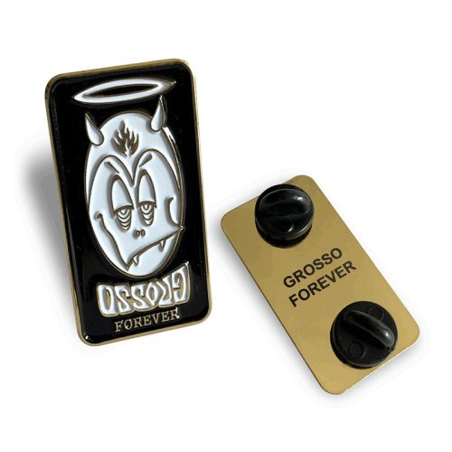 Black Label Skates Grosso "FOREVER" Lapel Pin