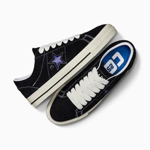 CONVERSEQUARTERSNACKSONESTARPRO BLACK ABOVE