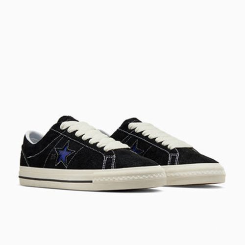 CONVERSEQUARTERSNACKSONESTARPRO BLACK BOTH