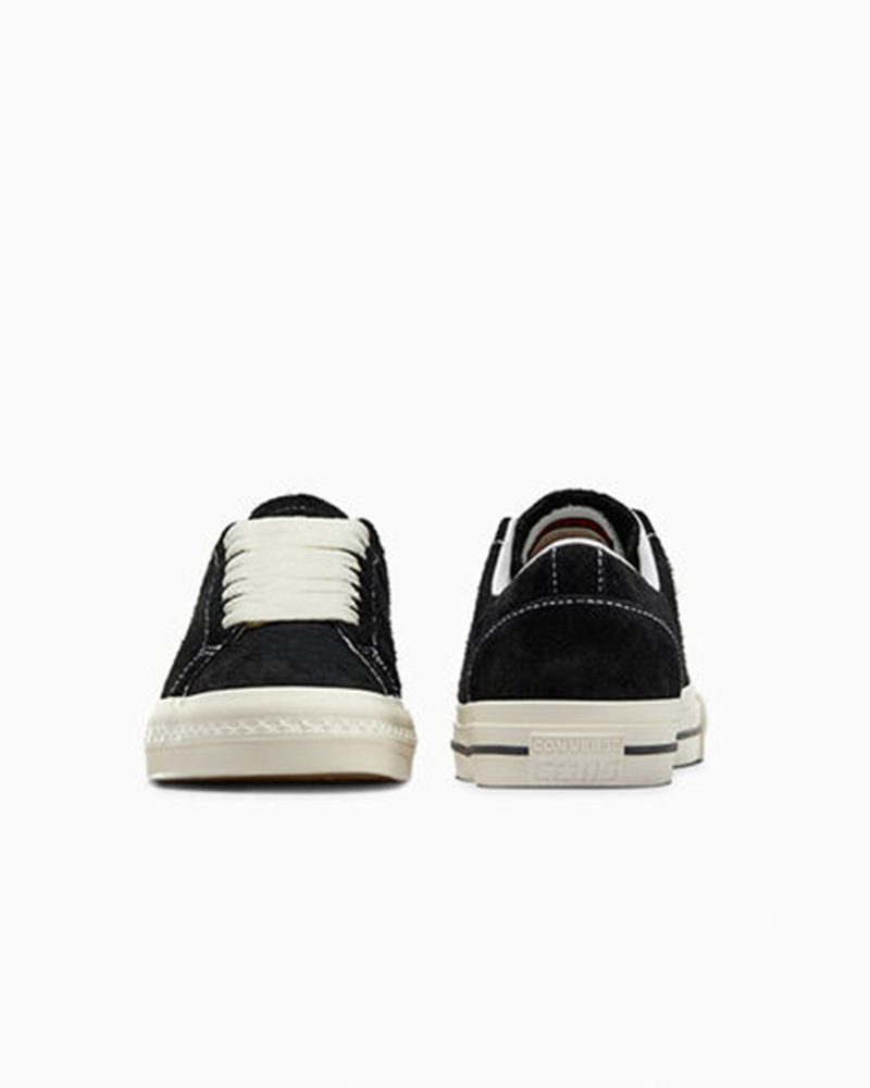 CONVERSEQUARTERSNACKSONESTARPRO BLACK FRONT