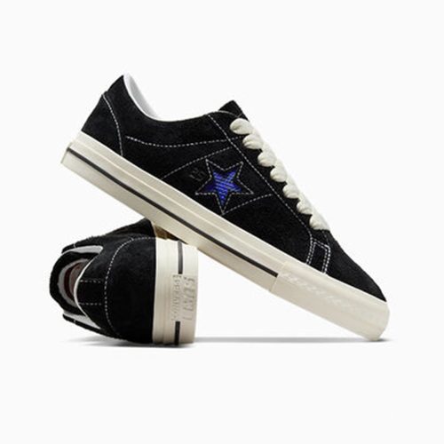 CONVERSEQUARTERSNACKSONESTARPRO BLACK LEAN