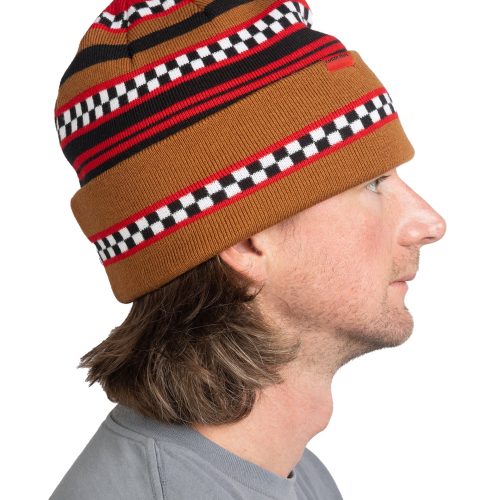 Corduroy Checkstripe Beanie