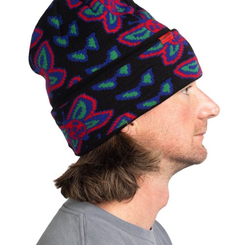 Corduroy Skull Fly Beanie