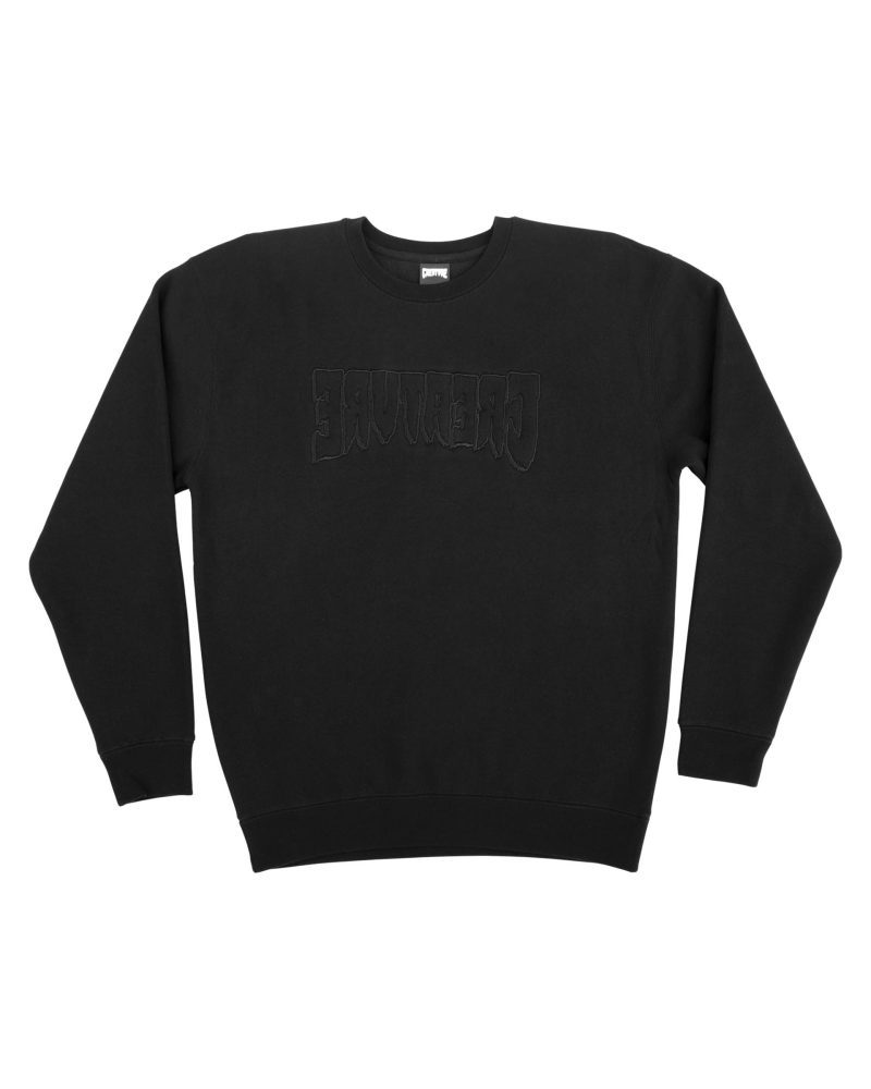 CREATURE MIRROR LOGO CREWNECK FRONT