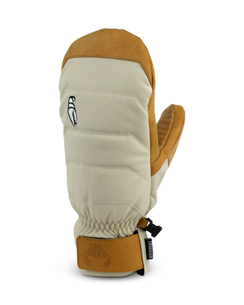 Crab Grab FA23 Mittens Snuggler Cream and Tan BOH