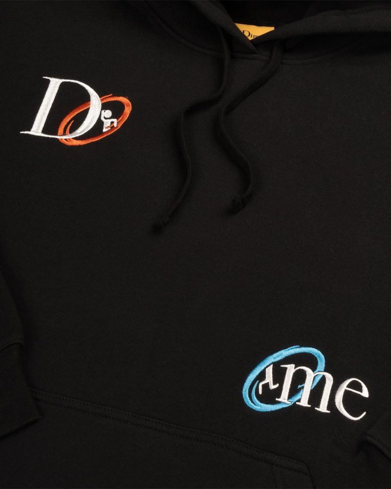 DIME CLASSIC PORTAL PULLOVER HOODIE FRONT CLOSEUP