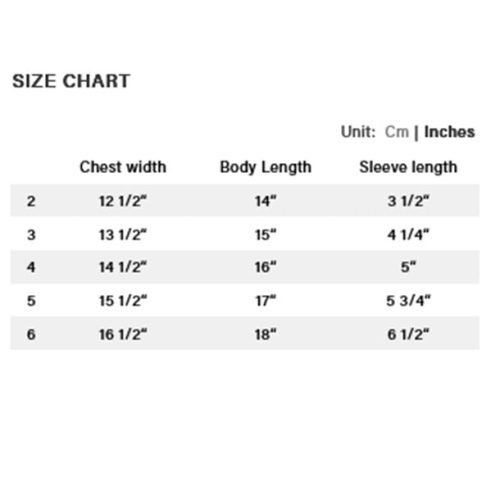 DIME KIDS TEES SIZE CHART 0ae1bab5 3f76 47e6 ad11 5d0c4a2aea04