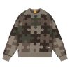 Dime Mtl. Camo Puzzle Knit Sweater