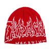 Thrasher Magazine Fire Outlined Skully