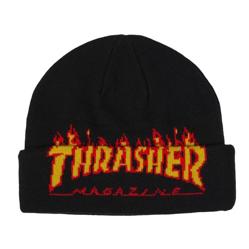 Thrasher Magazine Flame Fold Beanie