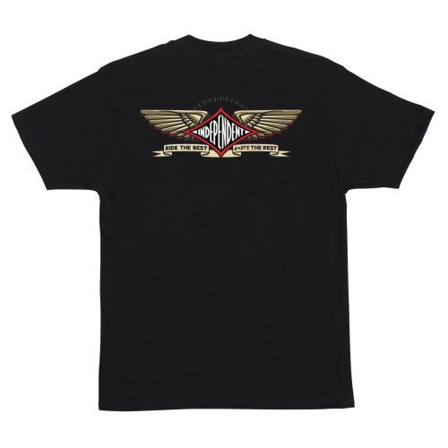 INDEPENDENT RTB PILOT TEE BLACK BACK