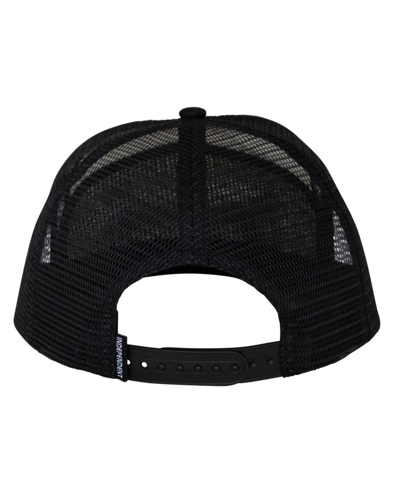 INDEPENDENT TRUCK CO SKILL SPAN MESH TRUCKER WHITE BLACK BACK 232b8e3a 1809 4588 b528 6a099ae54818