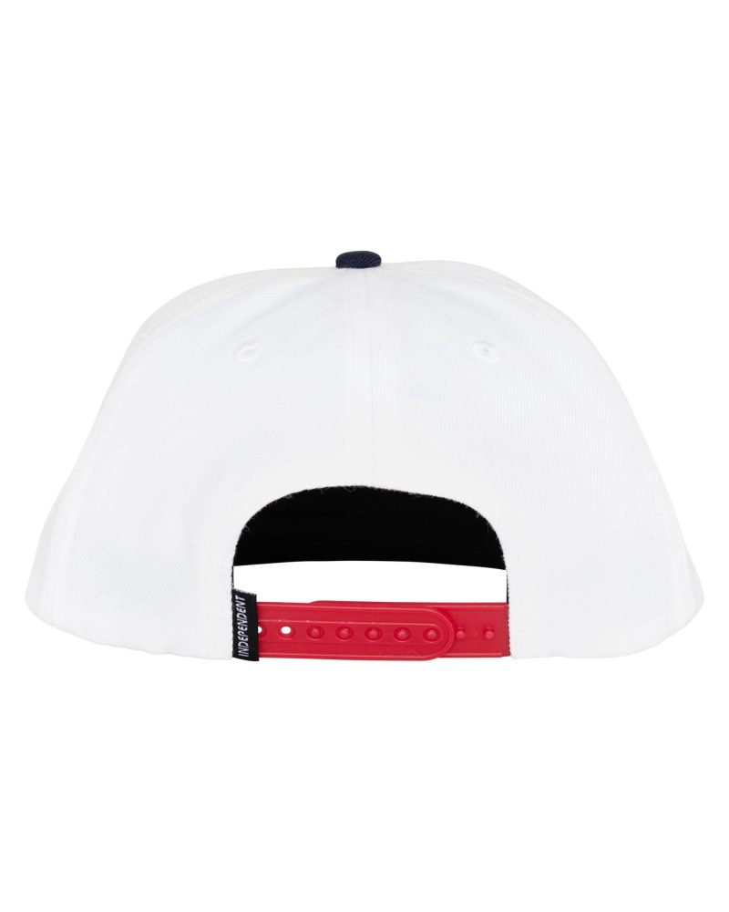 INDEPENDENT TRUCK RTB PILOT SNAPBACK WHITE BACK