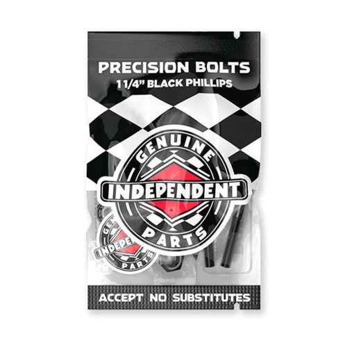 Independent Genuine Parts 1 1/4" Black Phillips Precision Bolts