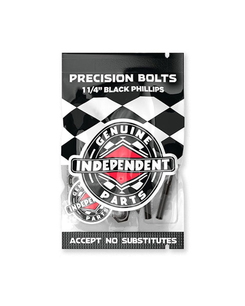 Independent Genuine Parts 1 1/4" Black Phillips Precision Bolts