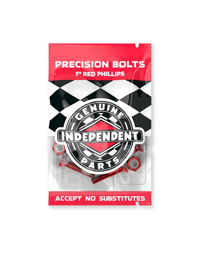 Independent Genuine Parts 1" Red Phillips Precision Bolts 