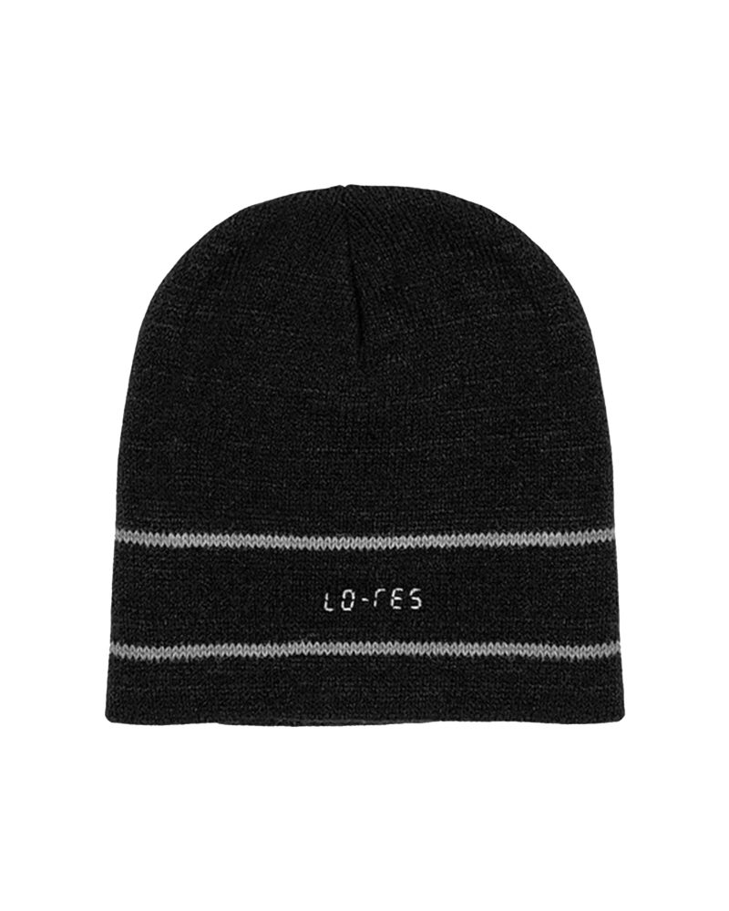 LO RES PARALLEL BEANIE BLK FRONT