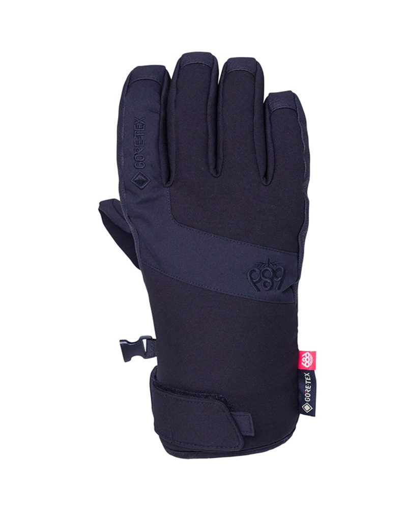 M2WGLV313 BLK 01 WOMENSGORETEXLINEARUNDERCUFFGLOVE