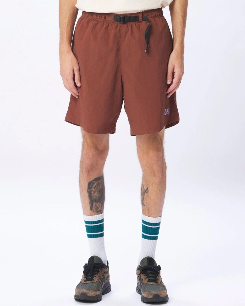 OBEY EASY PEAK SHORT MODEL FRONT