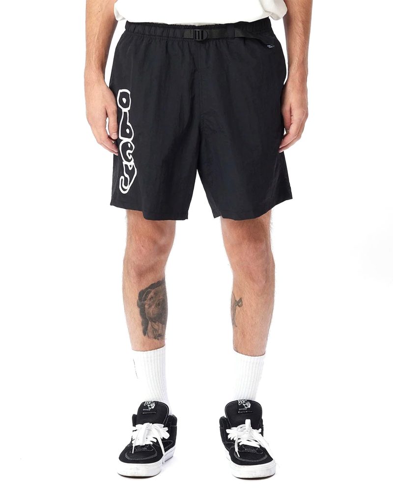 OBEY RESOUND SHORTS MODEL FRONT