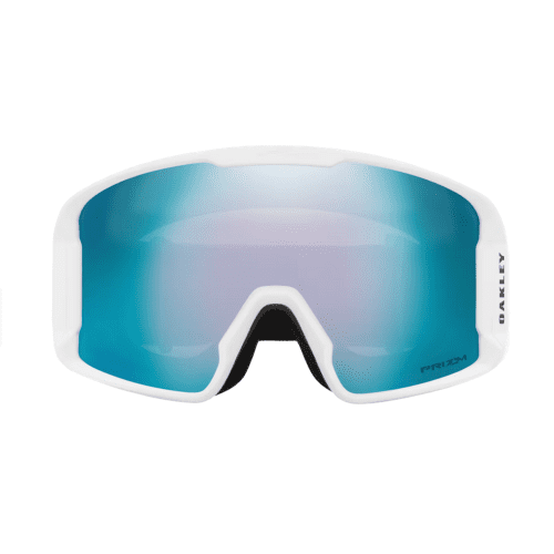 OakleyLineMiner LSnowGoggles MatteWhite PrizmSnowSapphireIridium FRONT OO7070 73