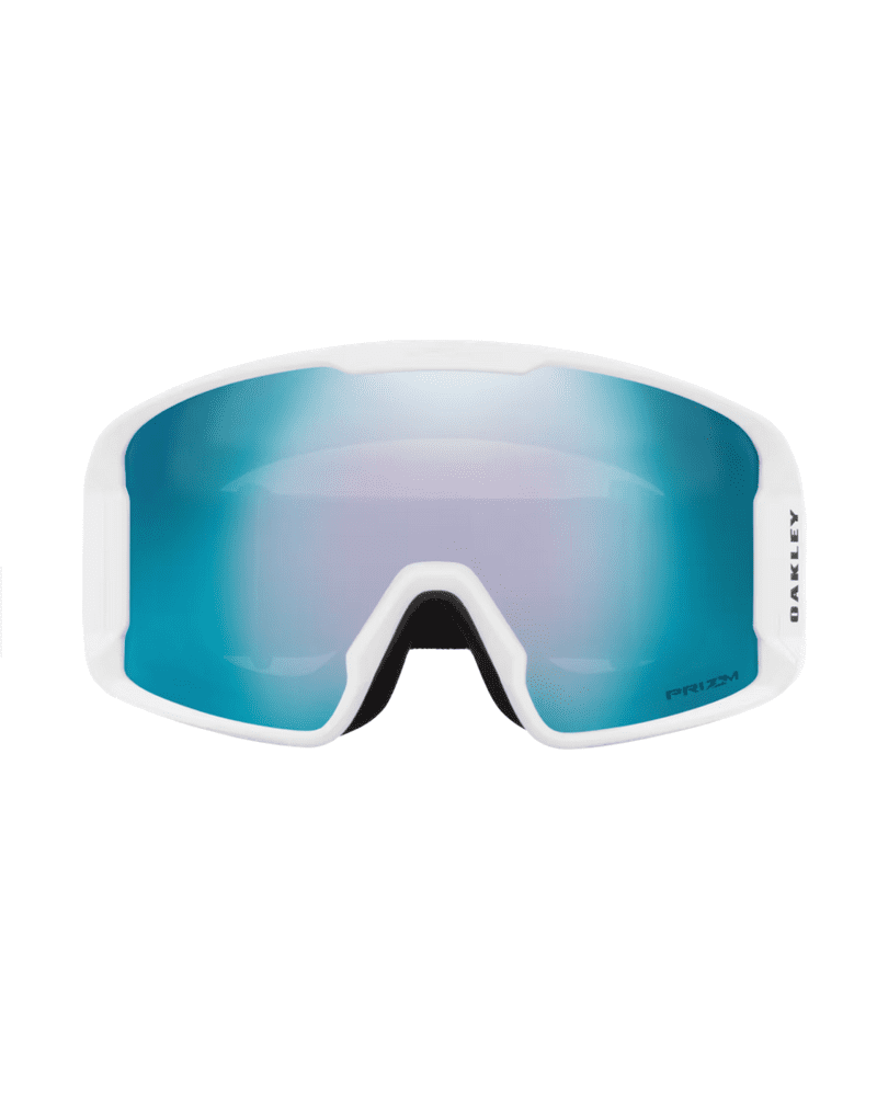 OakleyLineMiner LSnowGoggles MatteWhite PrizmSnowSapphireIridium FRONT OO7070 73