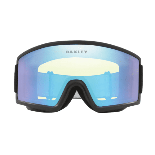 OakleyTargetLineLSnowGoggles MatteBlack HighIntensityYellow FRONT OO7120 04