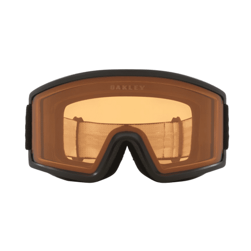 OakleyTargetLineLSnowGoggles MatteBlack Persimmon FRONT OO7120 02