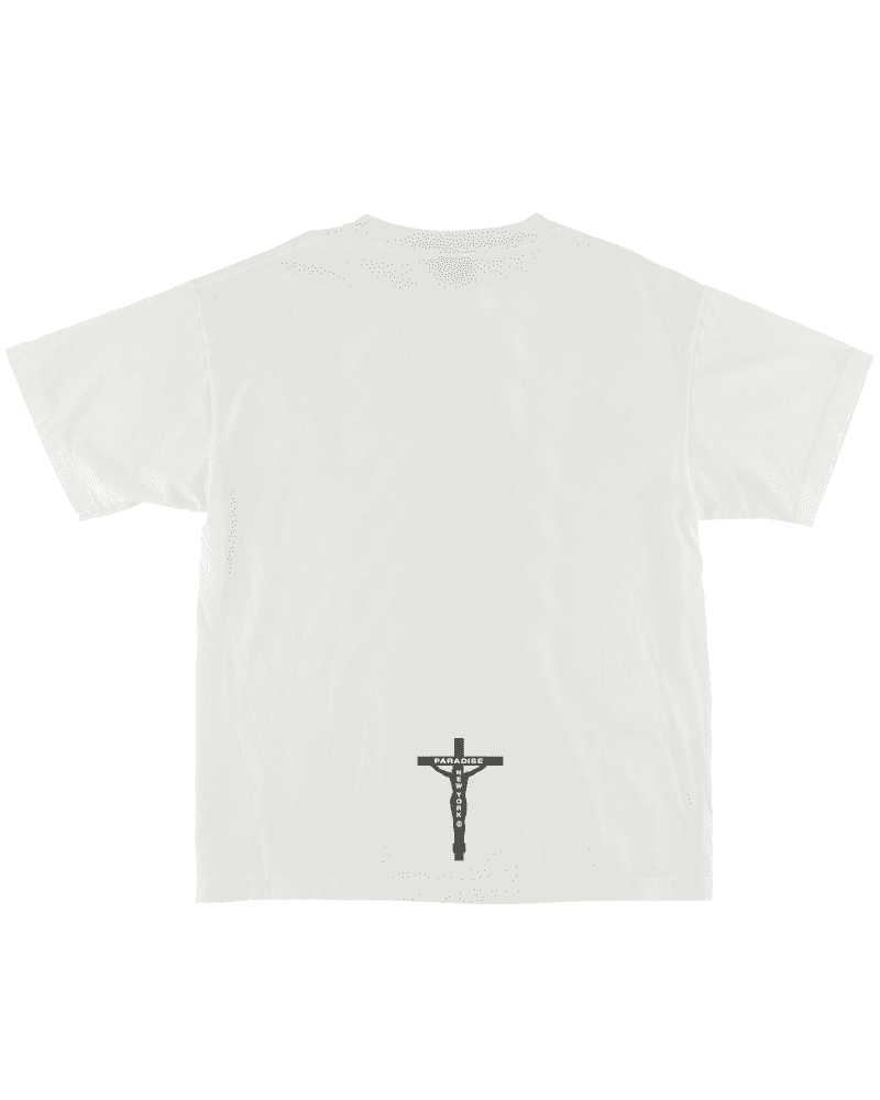 PARADISE NO SKATE TEE WHITE BACK