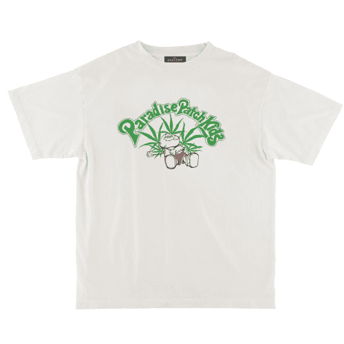 PARADISE PATCH KIDS TEE WHT FRONT