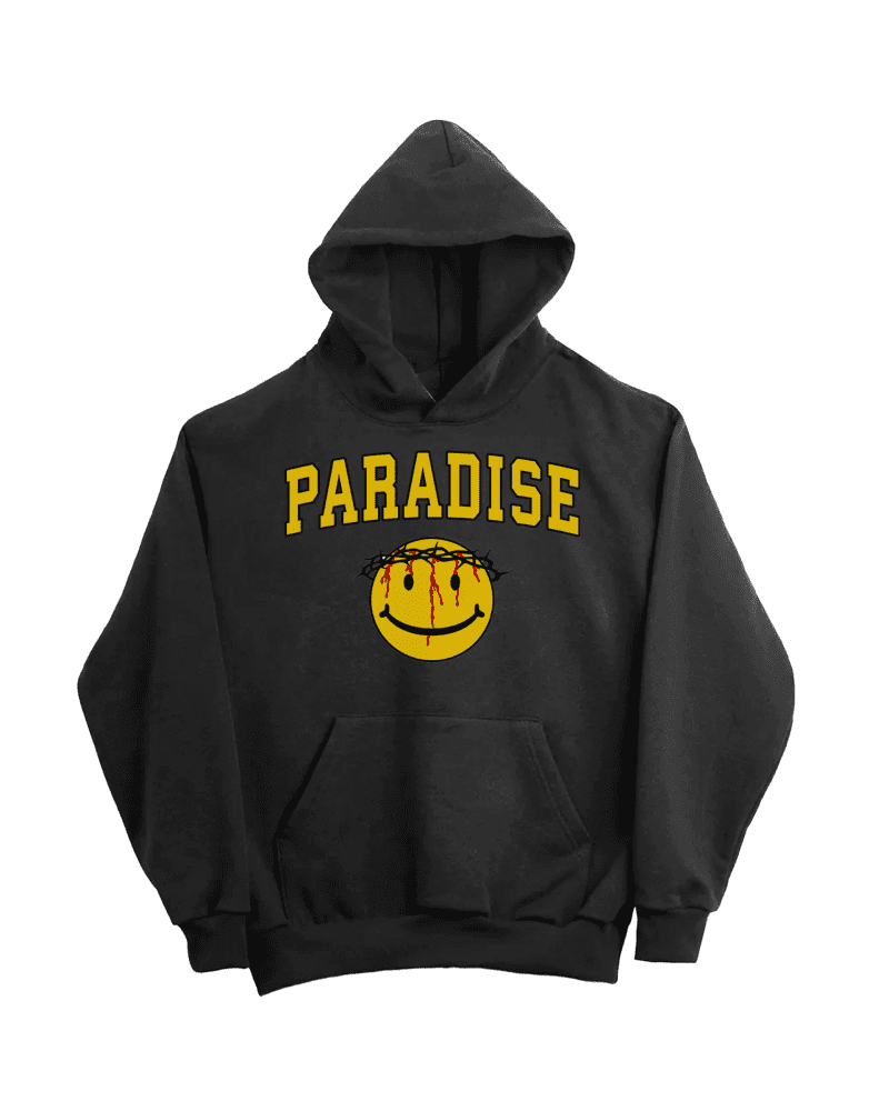 Paradise NYC Smiley Jesus Pullover Hood