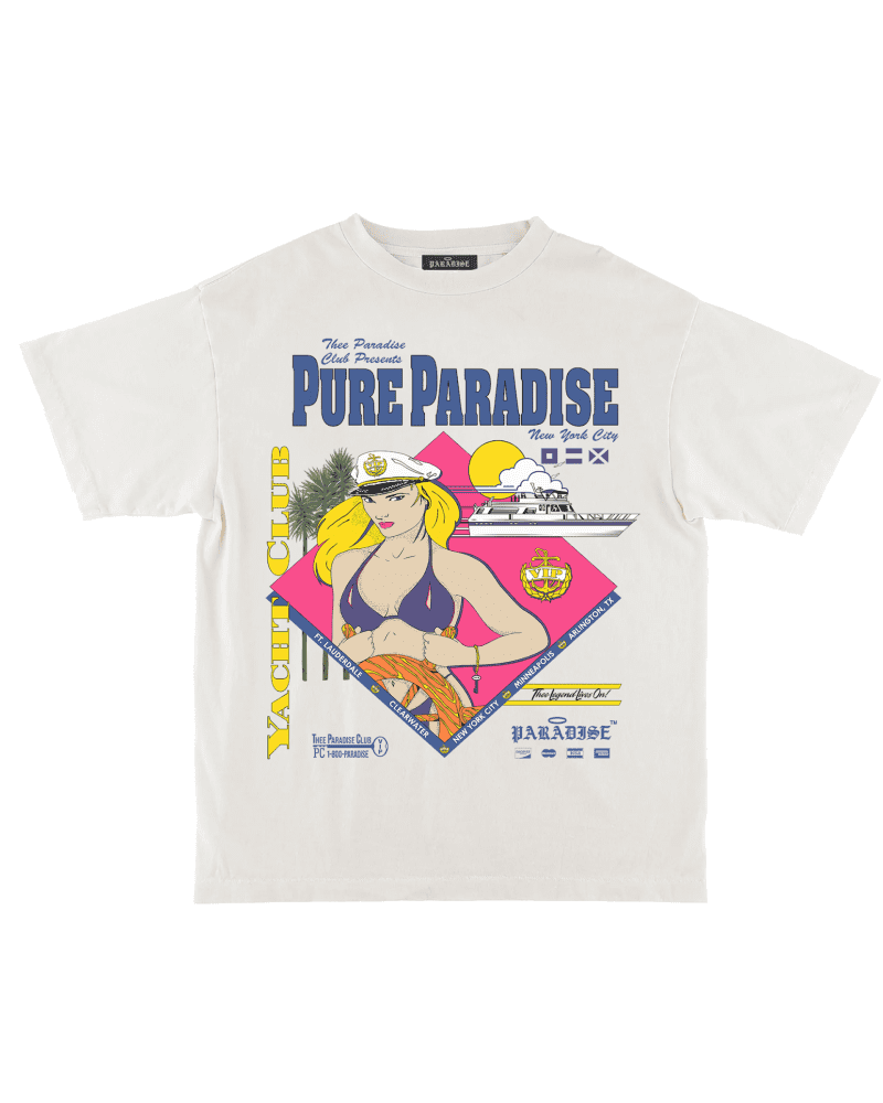 Paradise NYC VIP Yacht Club S/S Tee