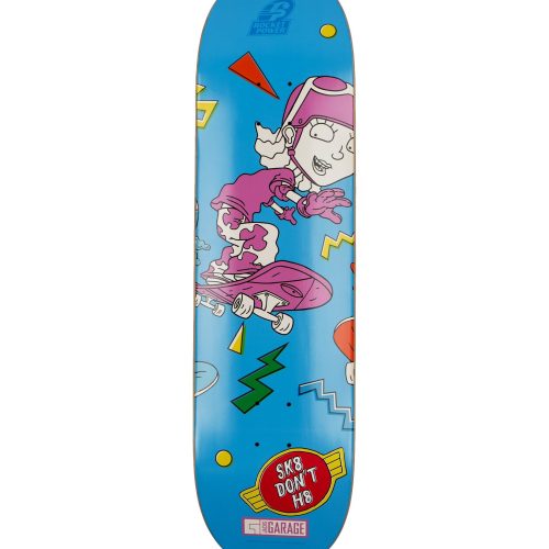 Rocket Power x Jack's Garage Skate Deck - Blue