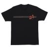 Santa Cruz Men's Godzilla Destroyer Stripes Short Sleeve Tee - Black