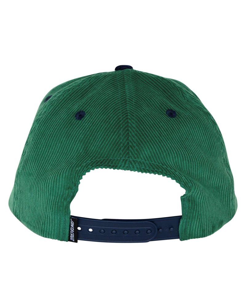 SC SCRATCHED SNAPBACK GREEN NAVY HAT BACK