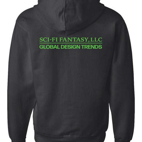 Sci-Fi Fantasy Design Trends Zip-Up Hoodie