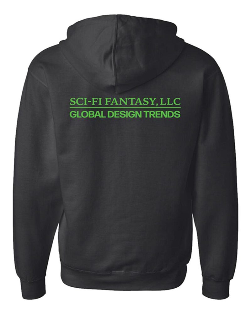 Sci-Fi Fantasy Design Trends Zip-Up Hoodie